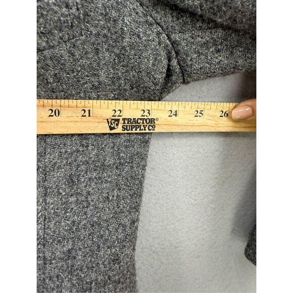 Vintage Harris Tweed Mens Gray Scottish Wool Handwoven Sport Coat Blazer Large - Picture 11 of 12